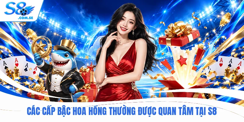 Các cấp bậc hoa hồng thường được quan tâm tại S8