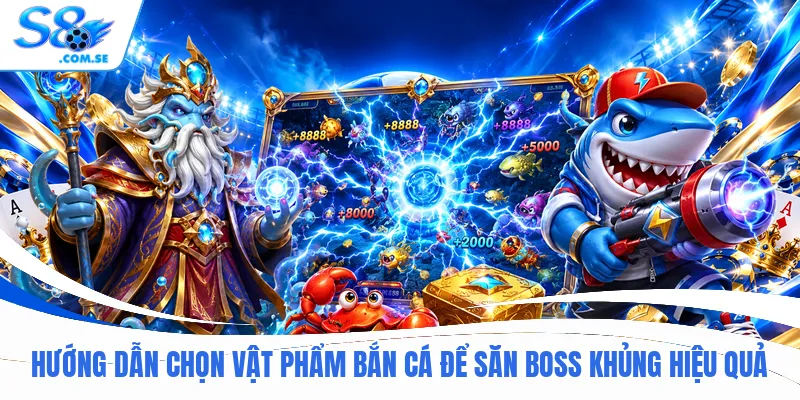 Hướng Dẫn Chọn Vật Phẩm Bắn Cá Để Săn Boss Khủng Hiệu Quả