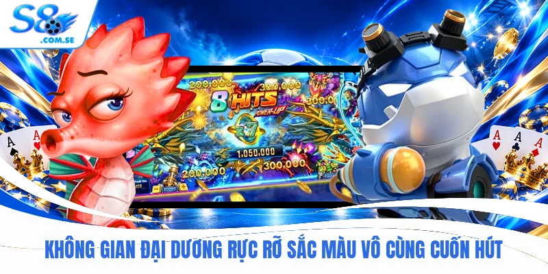 Không gian đại dương rực rỡ sắc màu vô cùng cuốn hút